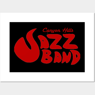 Canyon Hills Jazz Band (dark colors) Posters and Art